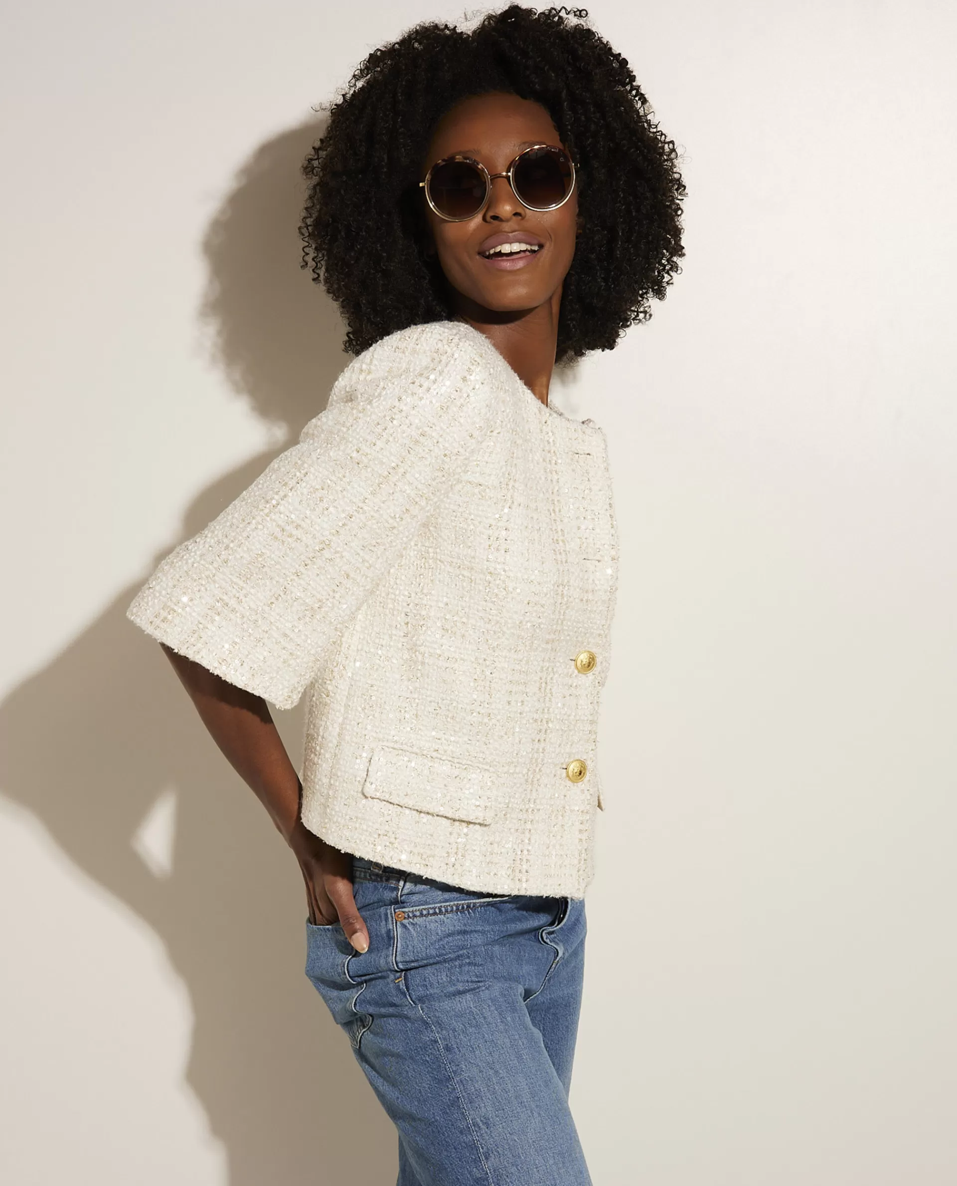 Sale Blazer Met Pailletten Vrouwen Blazers
