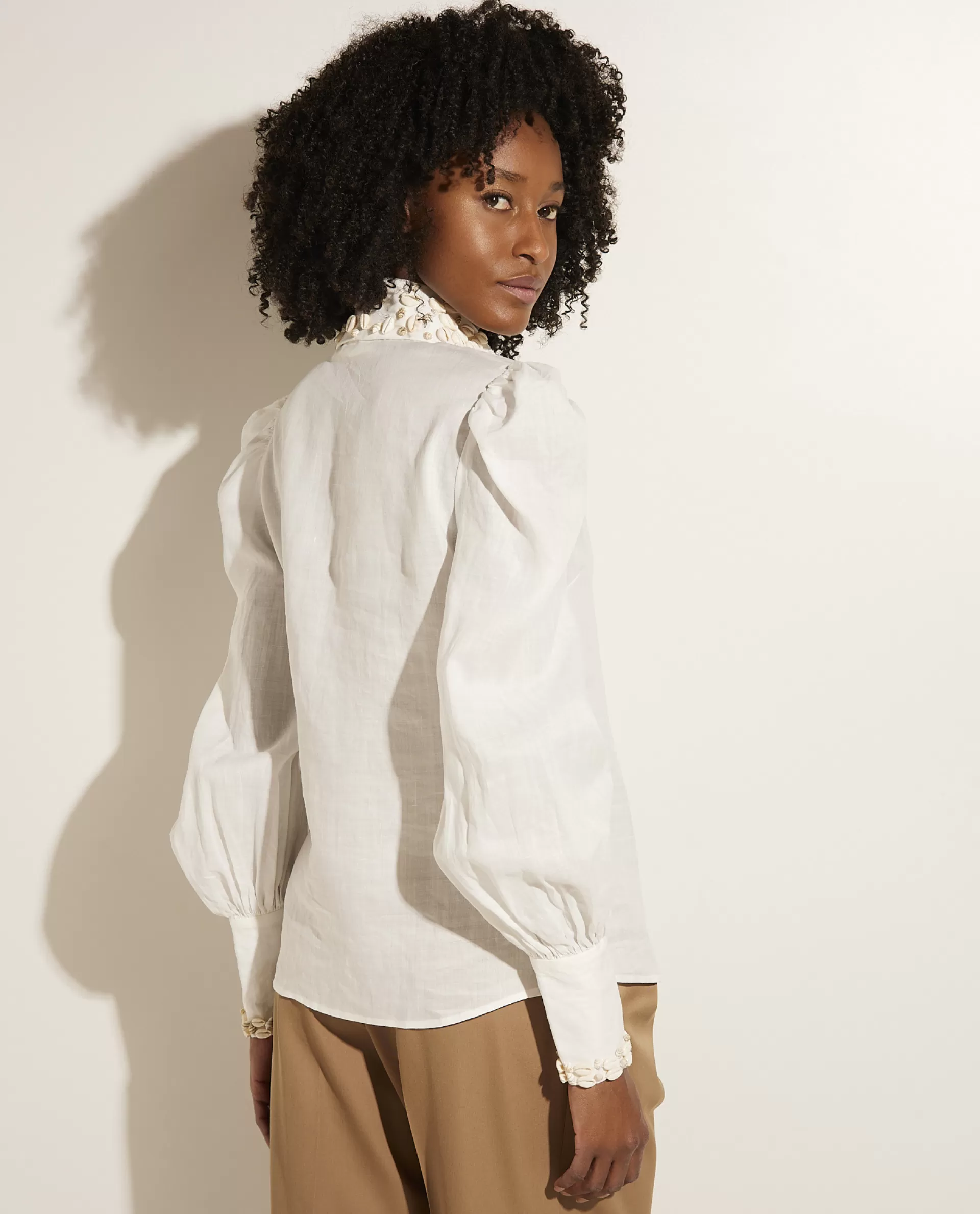 New Blouse Met Schelpjes Vrouwen Blouses
