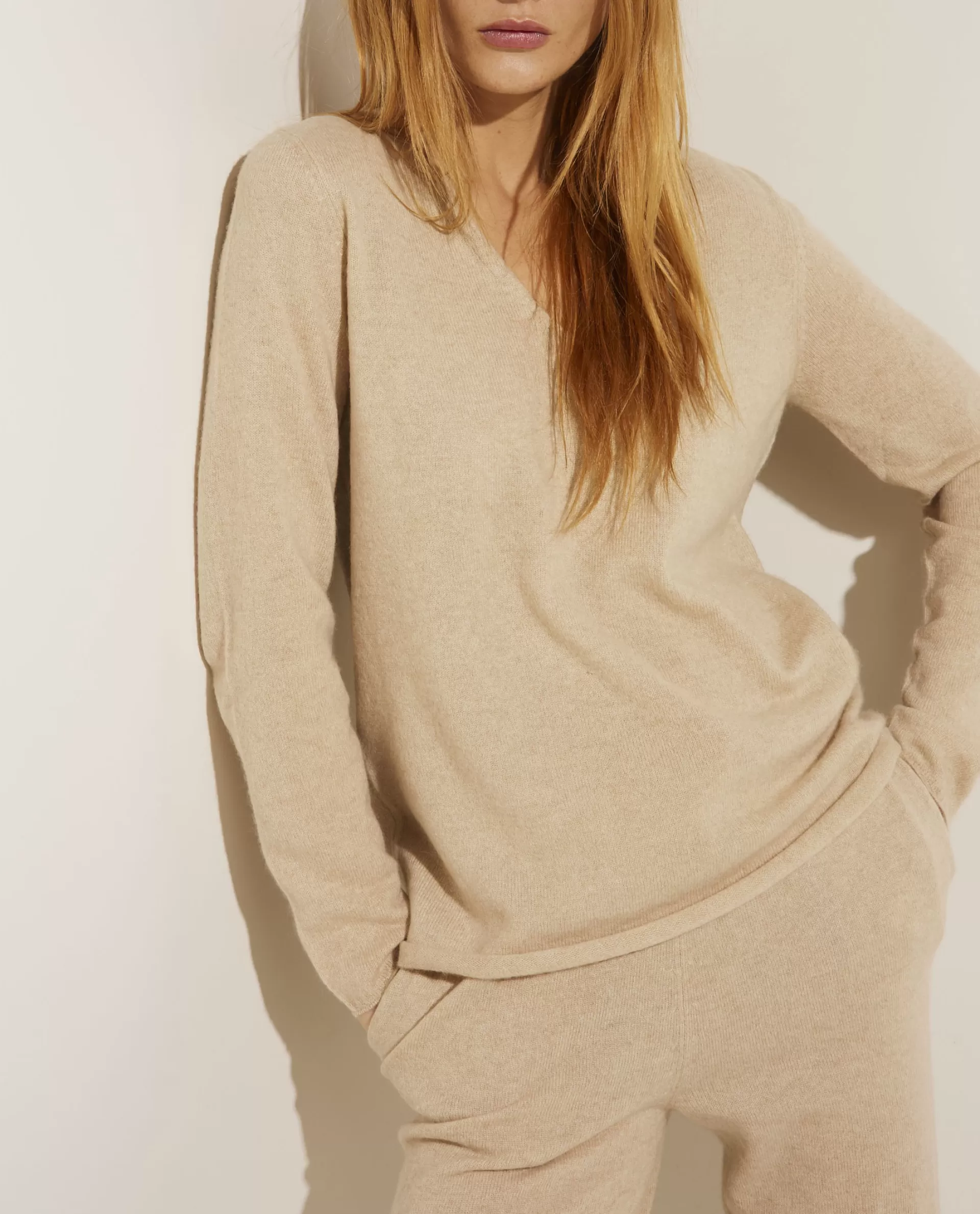 Shop Cashmere V-Hals Trui Vrouwen Knitwear