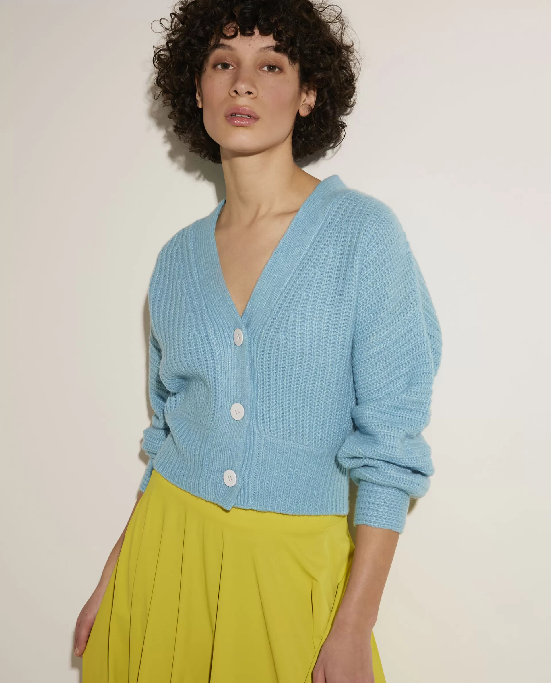 Shop Cashmere-Zijden Vest Vrouwen Knitwear