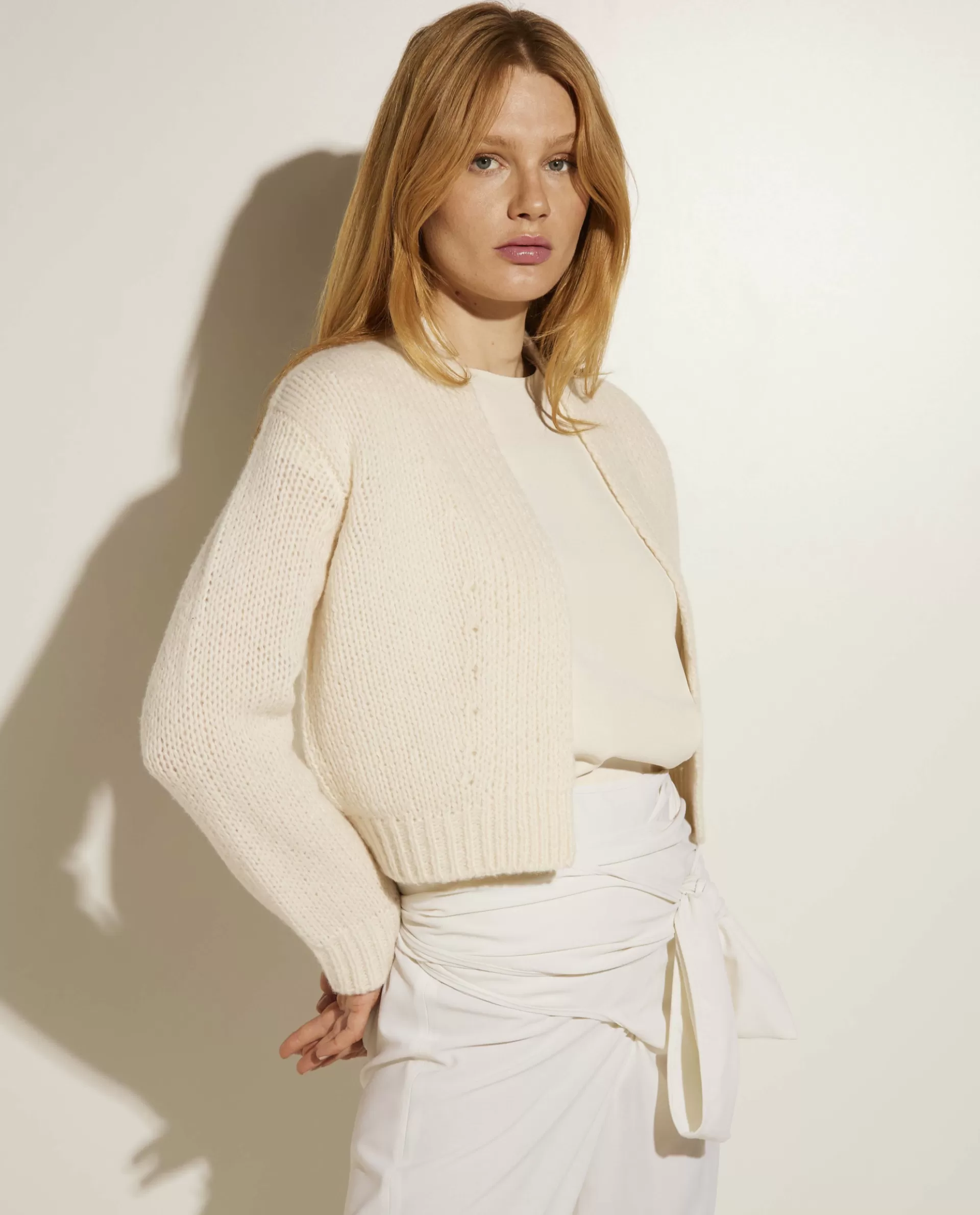 Discount Cashmere-Zijden Vest Vrouwen Knitwear