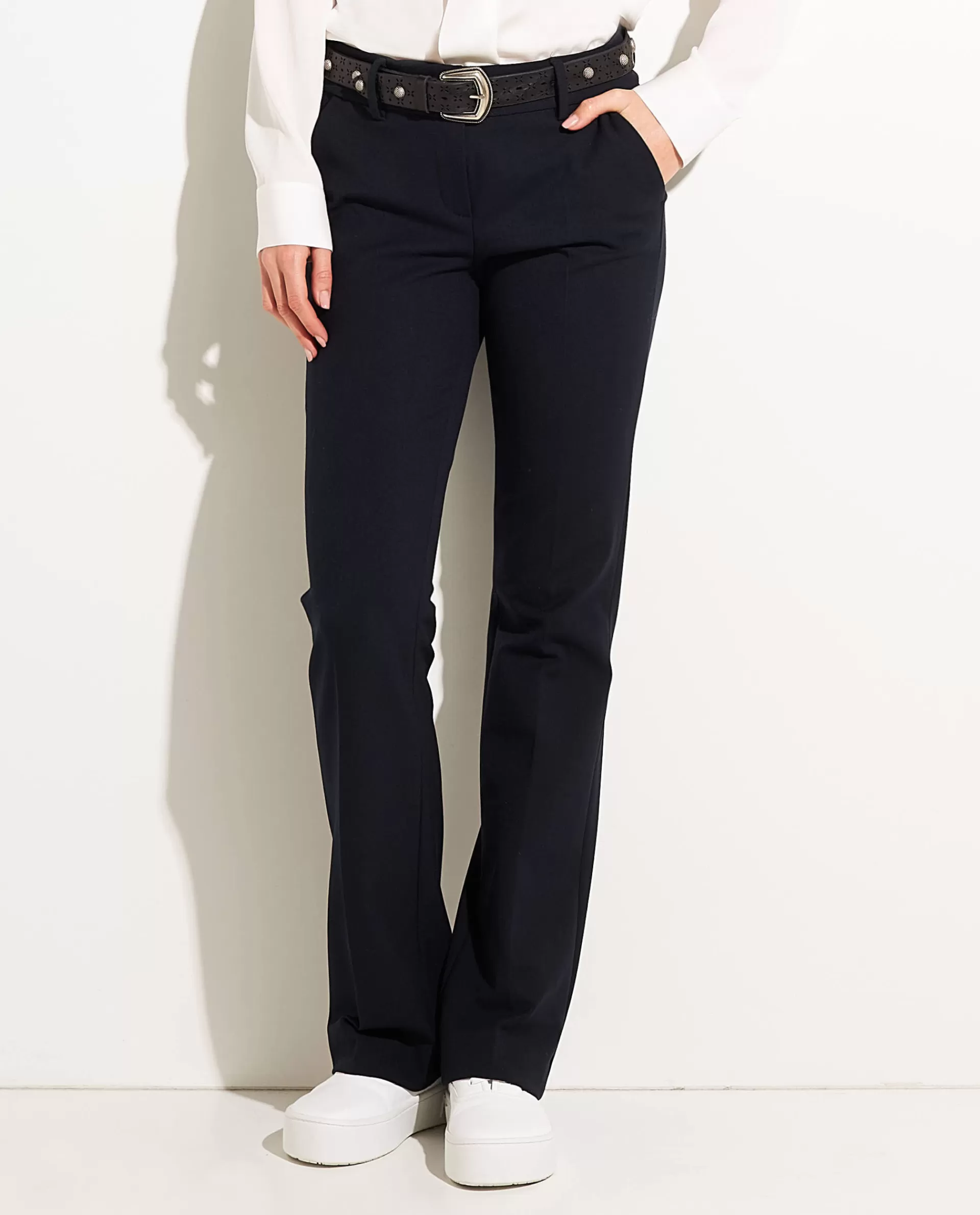 Clearance Flanellen Pantalon Vrouwen Broeken