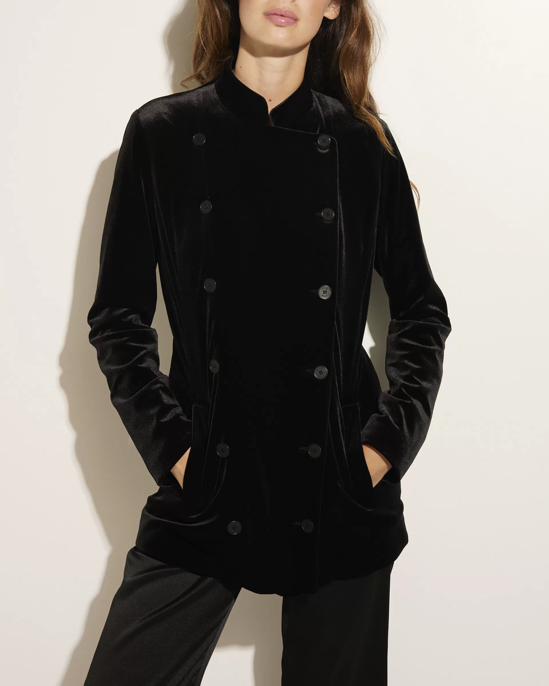 Clearance Fluwelen Blazer Vrouwen Blazers