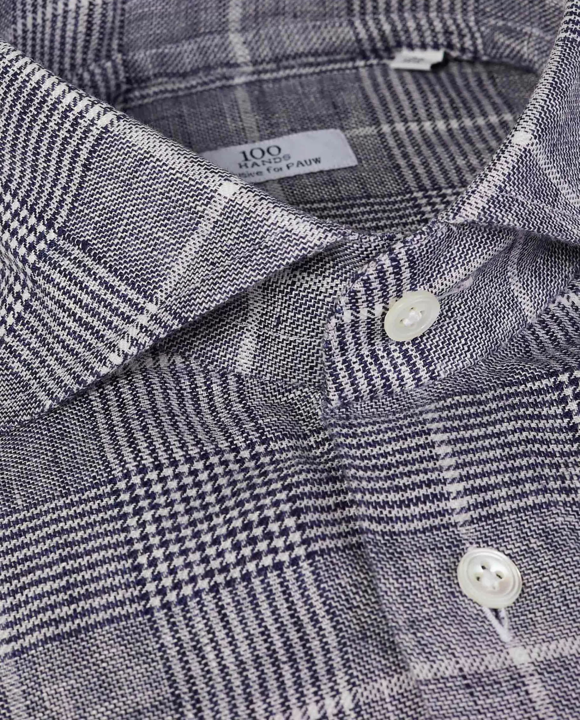 Flash Sale Geruit Linnen Shirt Mannen Shirts