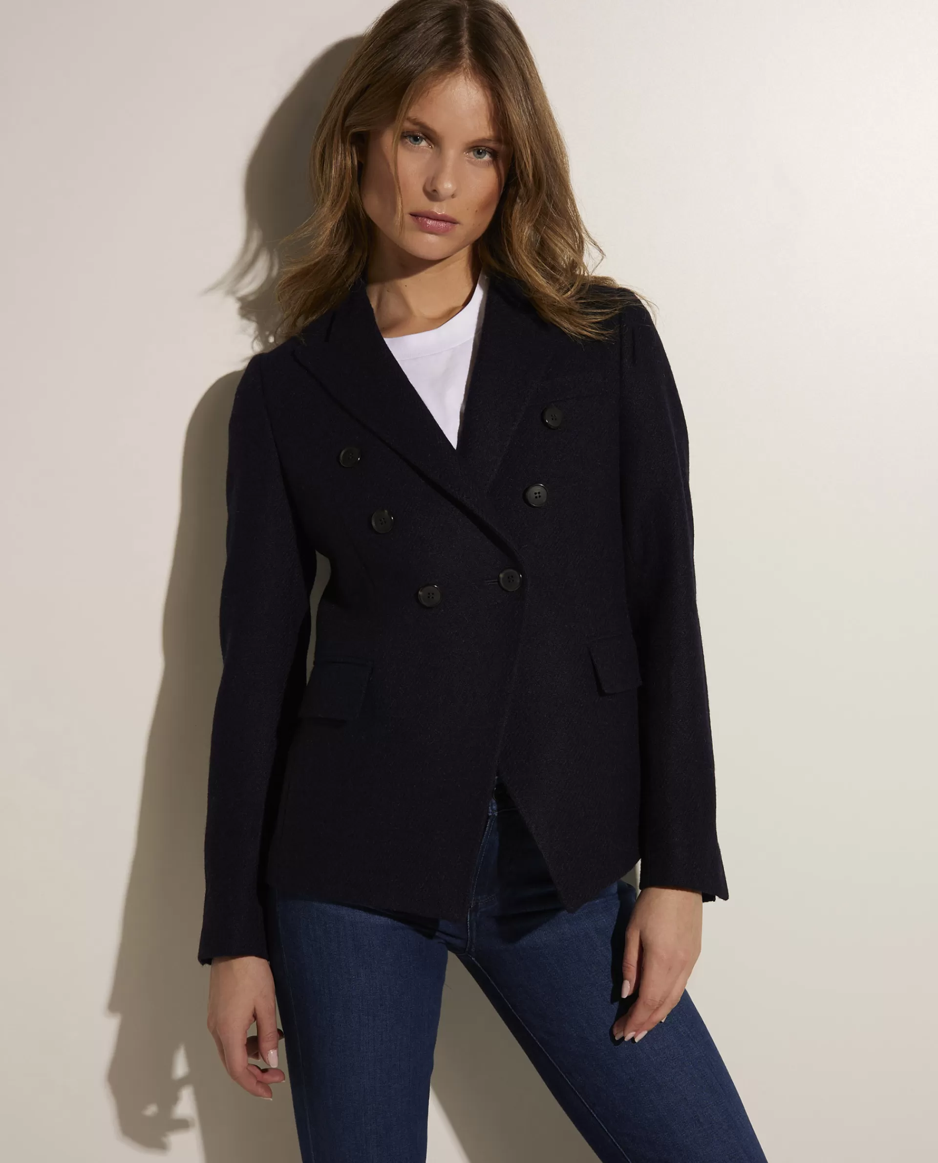 Flash Sale Getailleerde Wollen Blazer Vrouwen Blazers