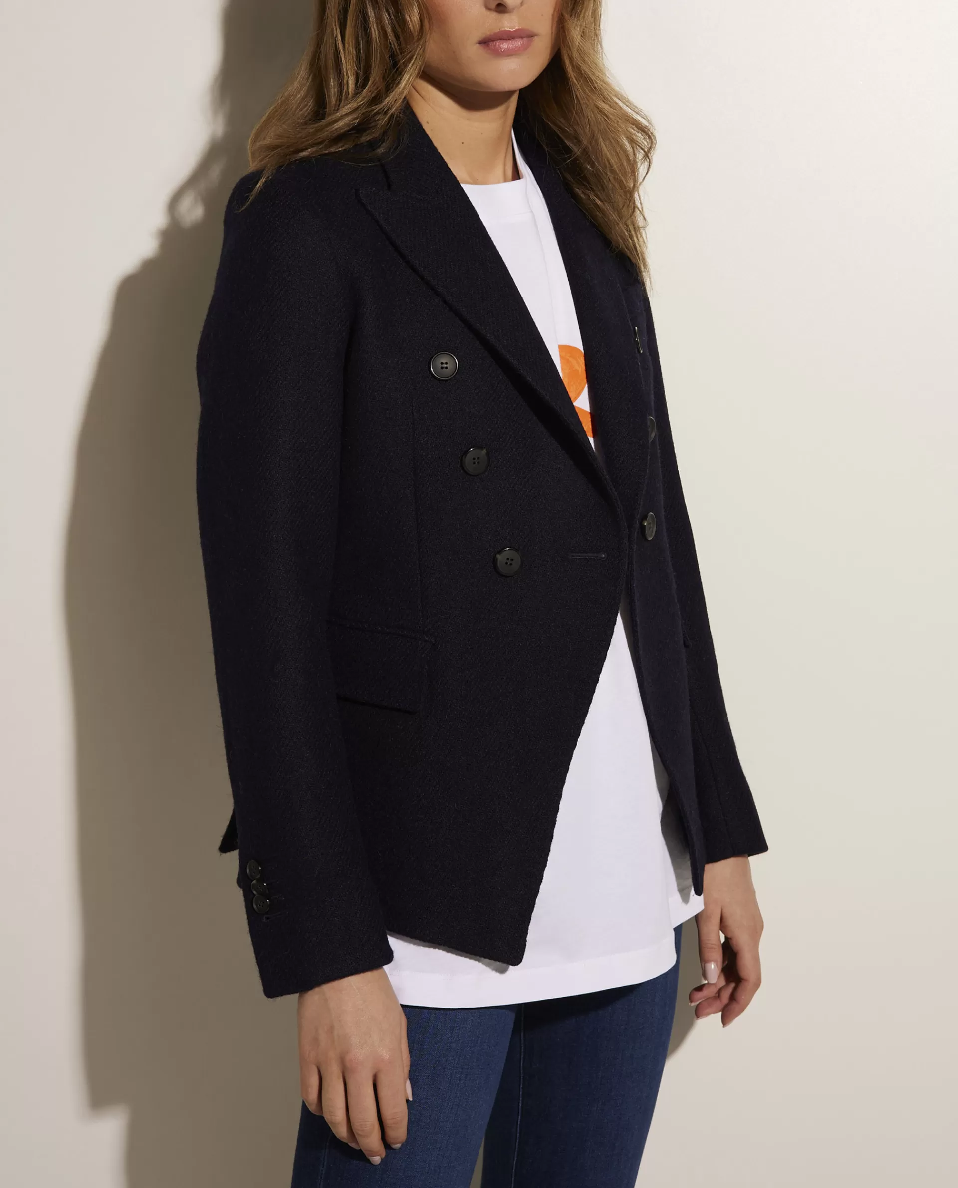 Flash Sale Getailleerde Wollen Blazer Vrouwen Blazers