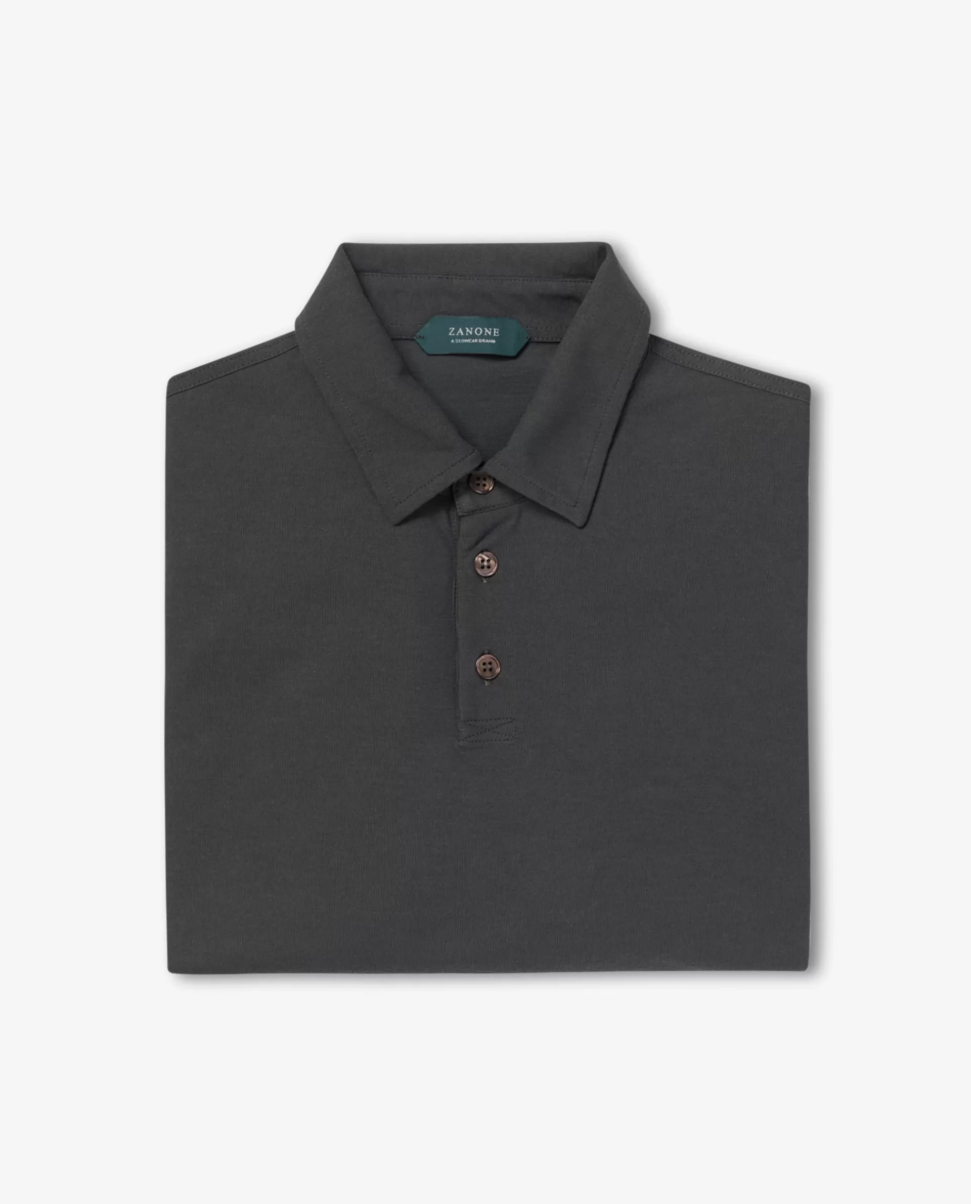 Shop Ice Cotton Lange Mouw Polo Mannen Polo