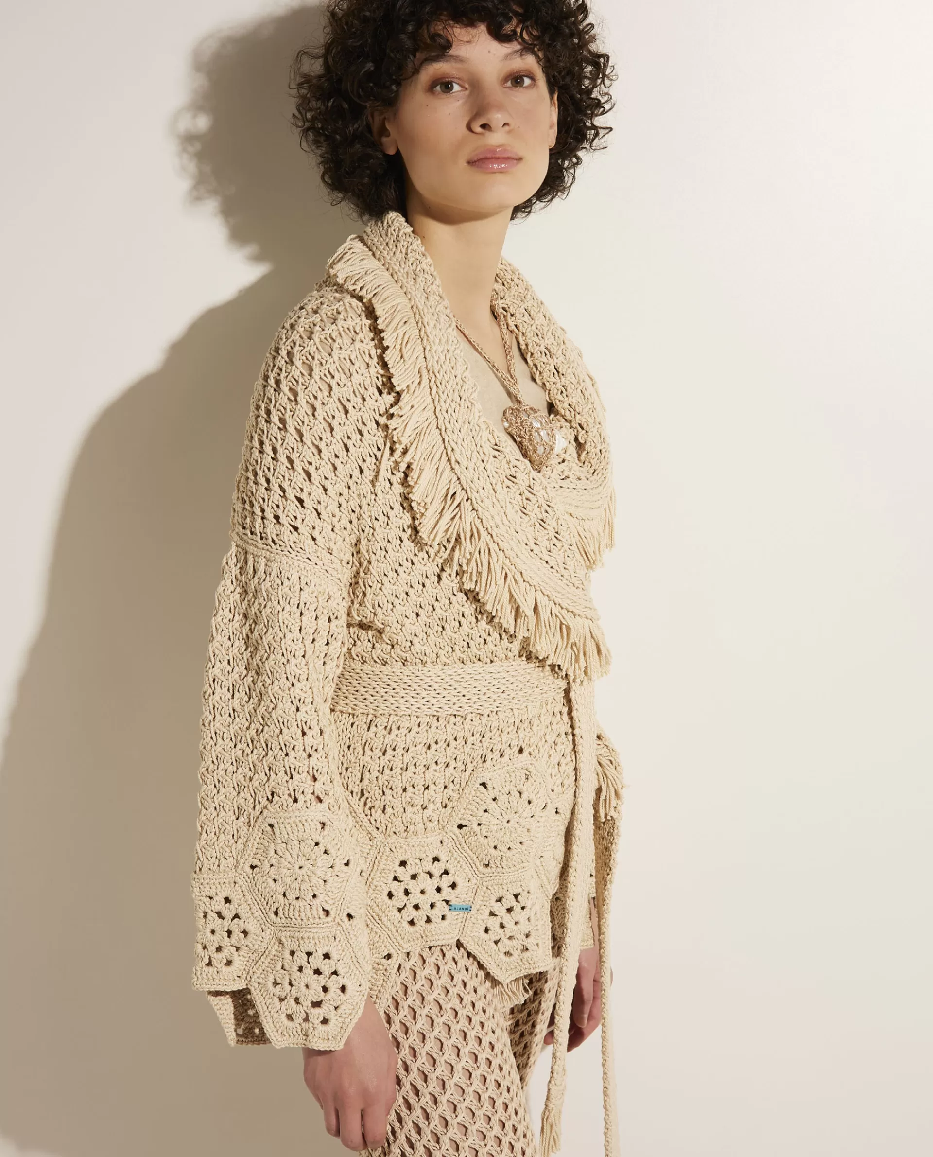 Online Katoenen Blooming Flowers Vest Vrouwen Knitwear