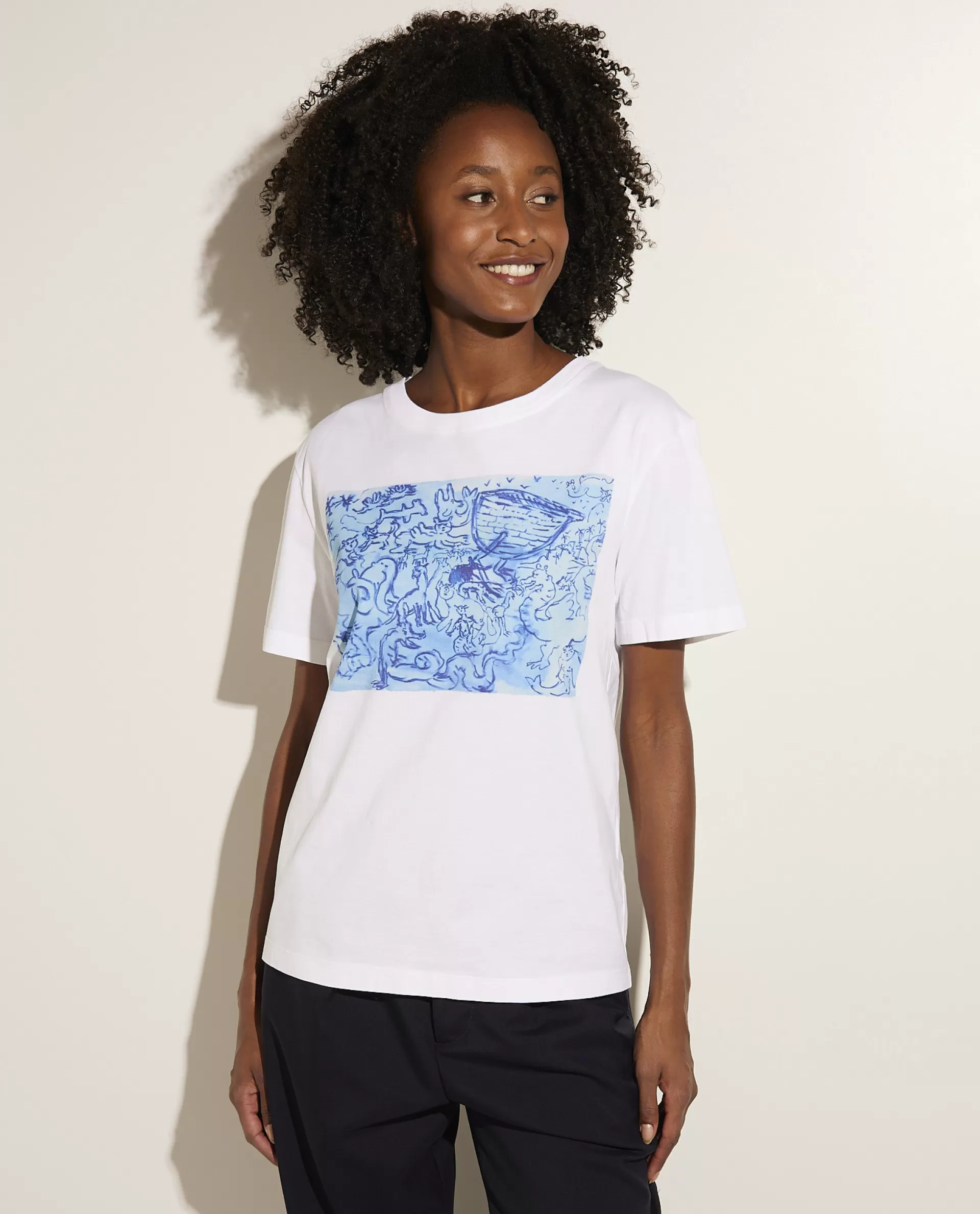 Shop Katoenen T-Shirt Vrouwen Tops