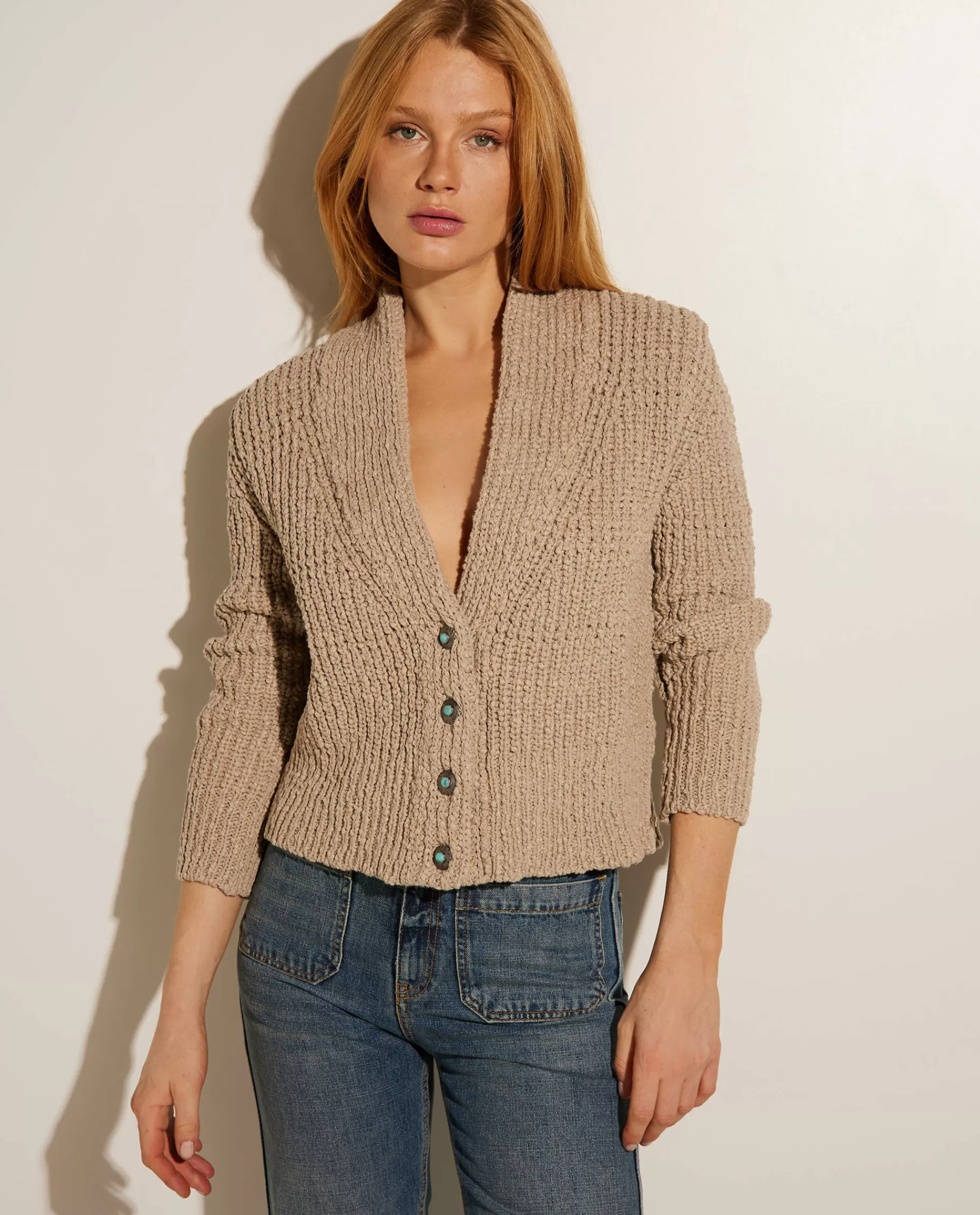 Online Katoenen Vest Vrouwen Knitwear