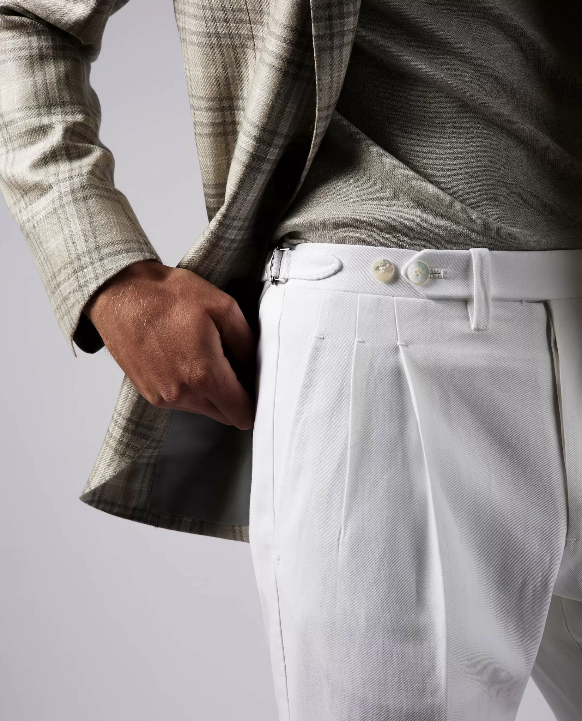 Sale Katoen-Linnen Broek Mannen Broeken