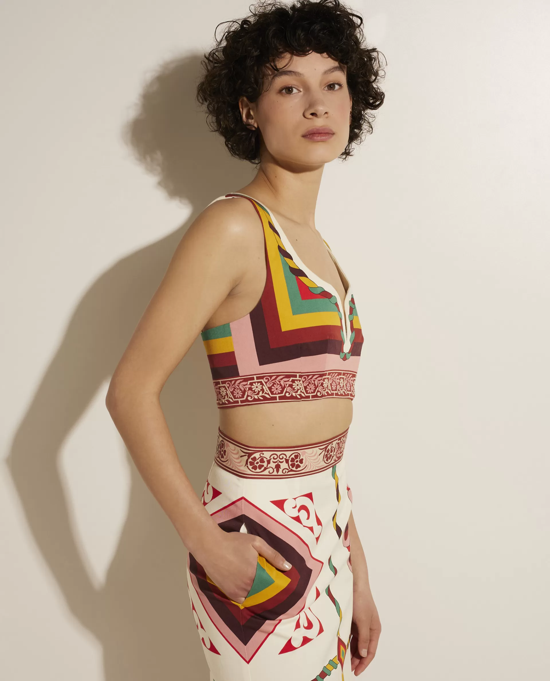 Outlet Korte Katoenen Baia Top Vrouwen Tops