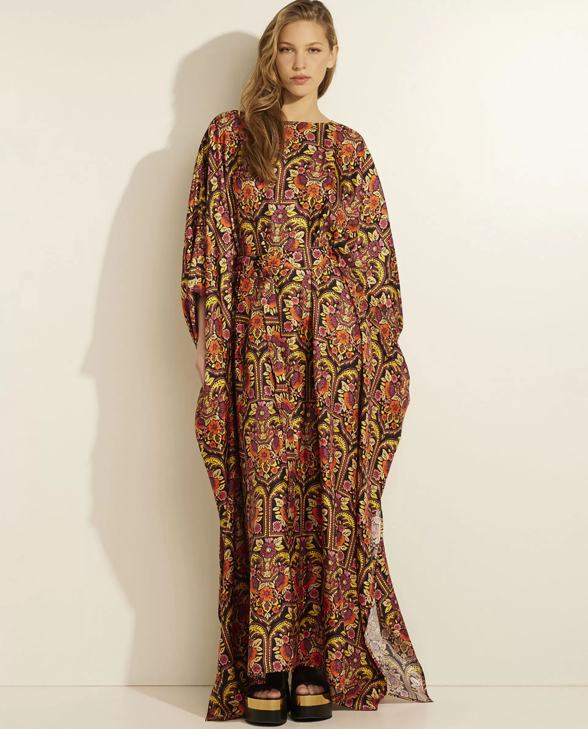New Lange Kaftan Jurk Vrouwen Jurken