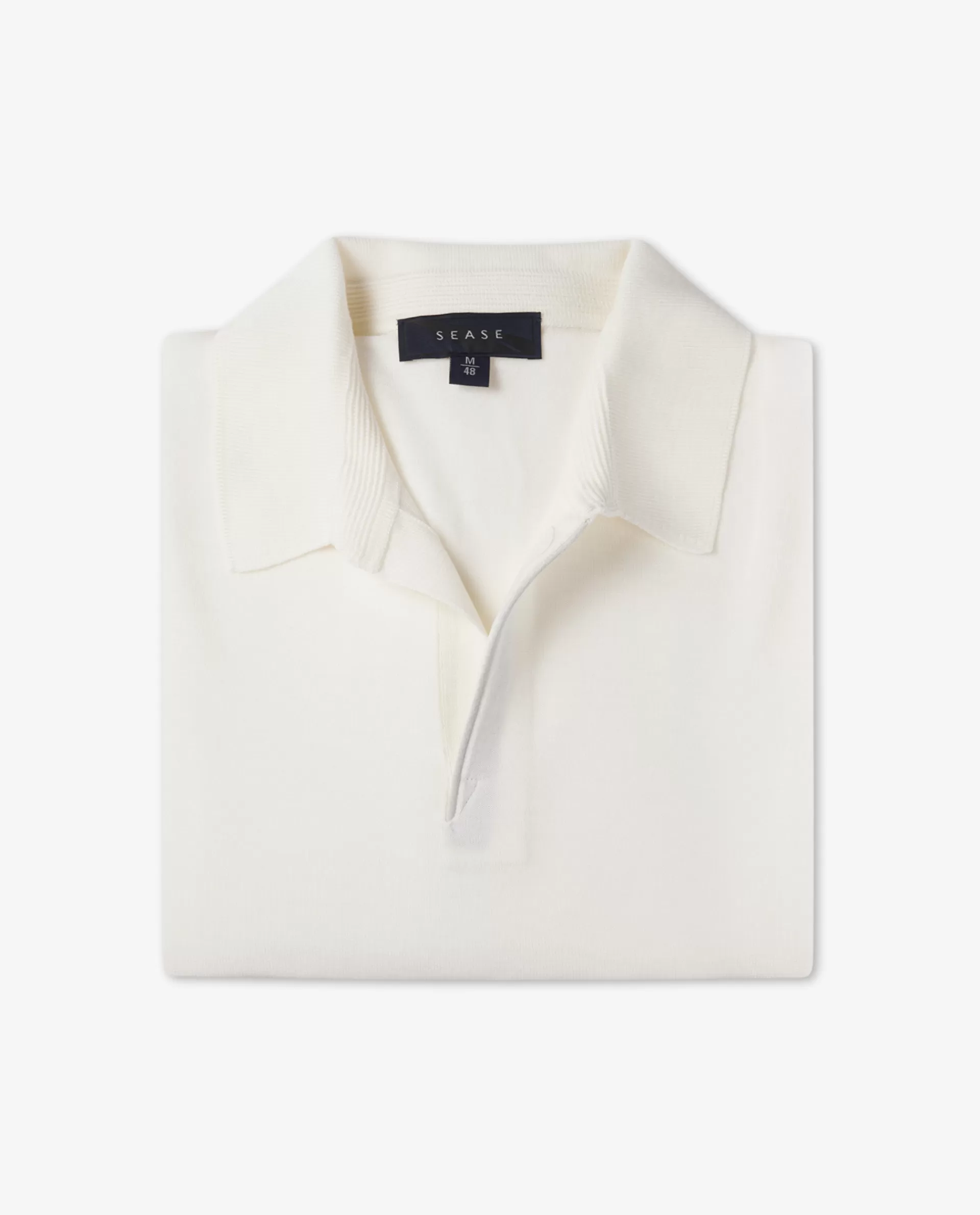New Lasca Lange Mouw Polo Mannen Knitwear