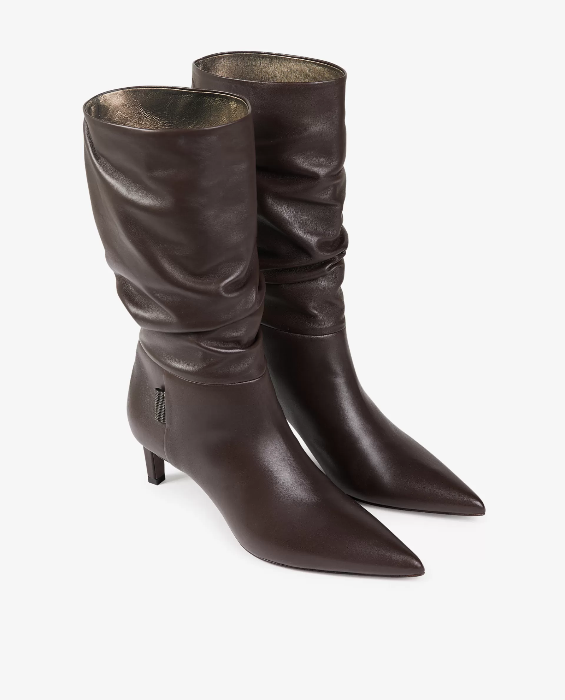 Shop Leren Laarzen Met Hak Vrouwen Schoenen