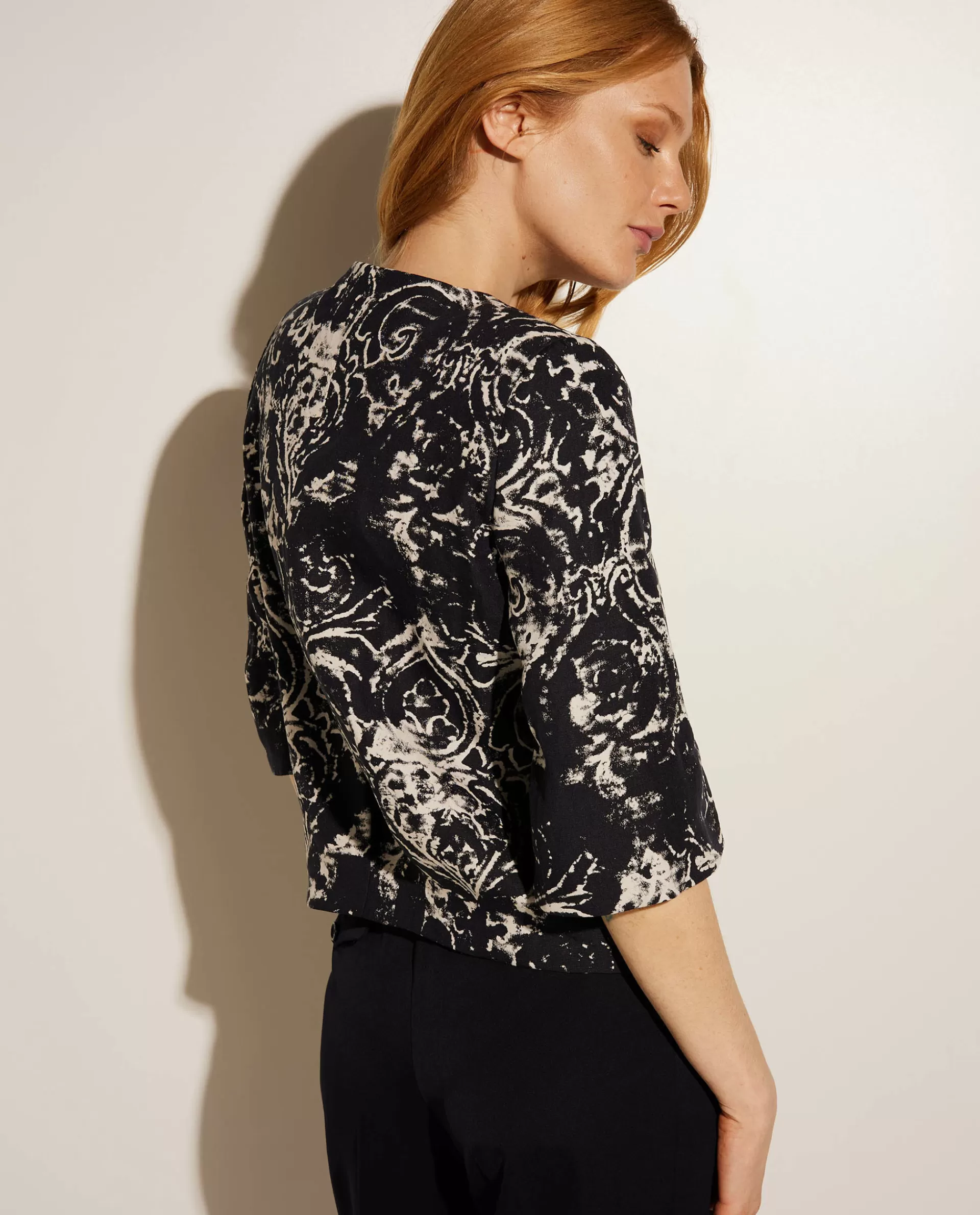 Hot Linnen Blazer Vrouwen Blazers