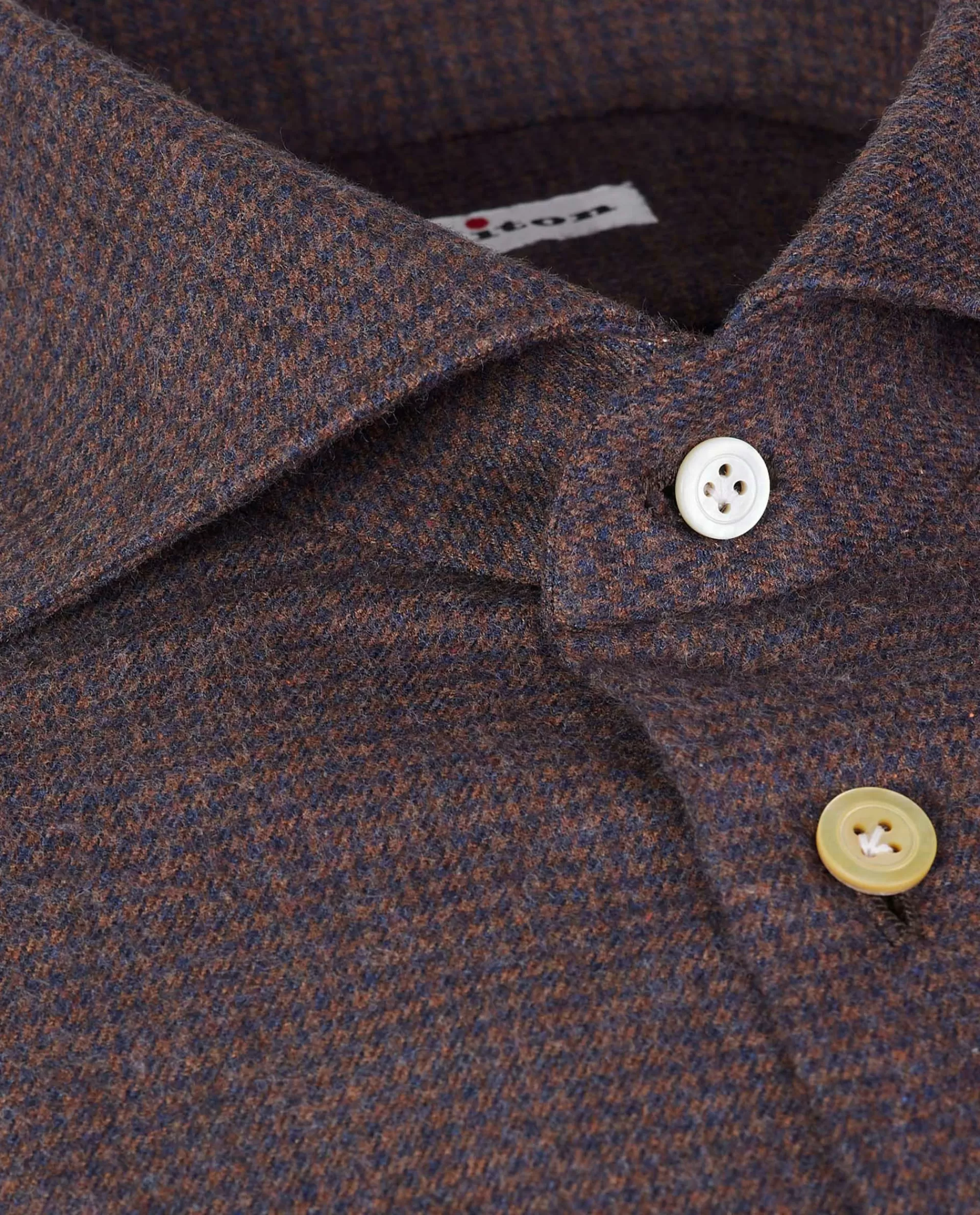 Discount Pied-De-Poule Shirt Mannen Shirts