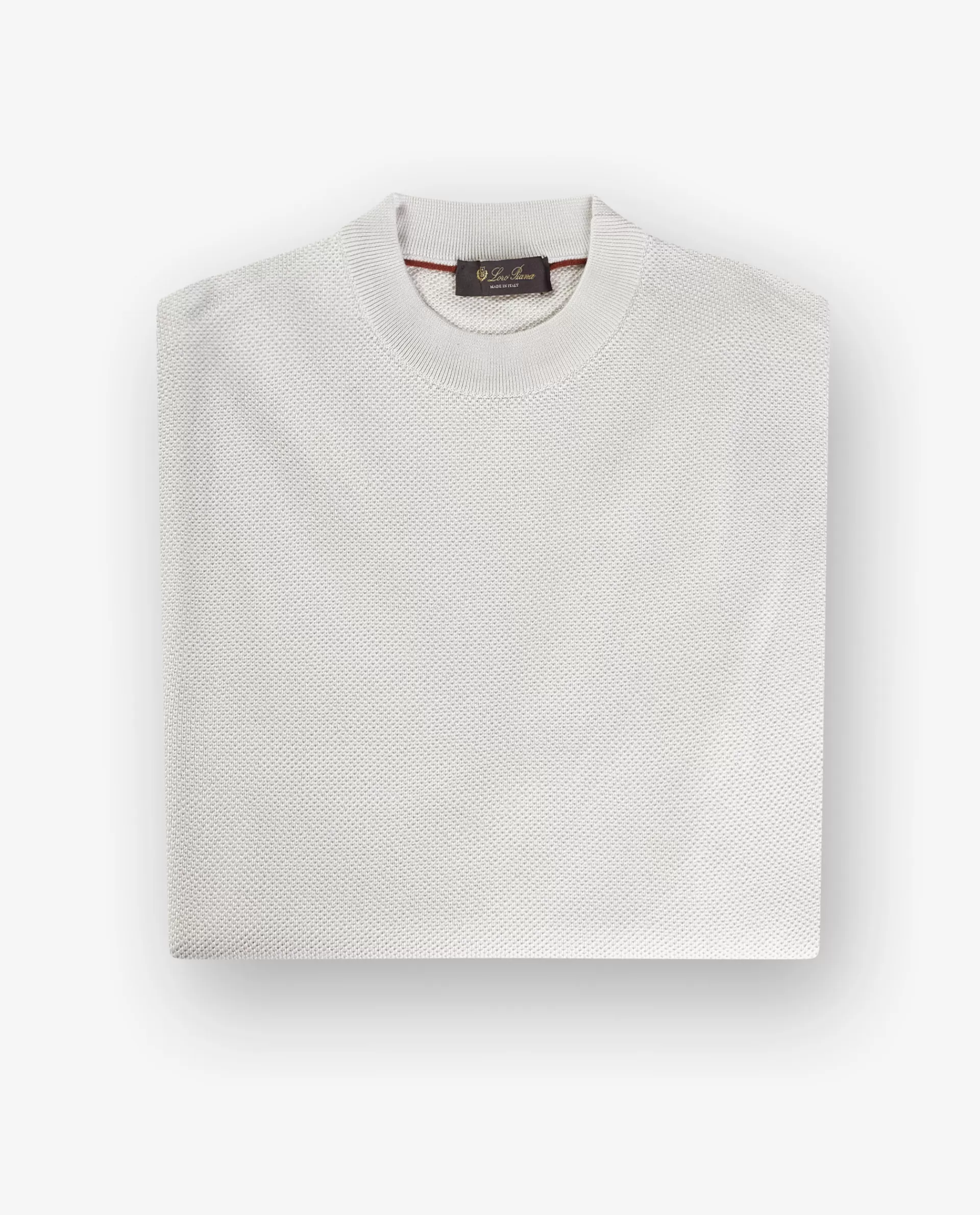 Online Silk Cashmere Girocollo Ribble Sweater Mannen Knitwear