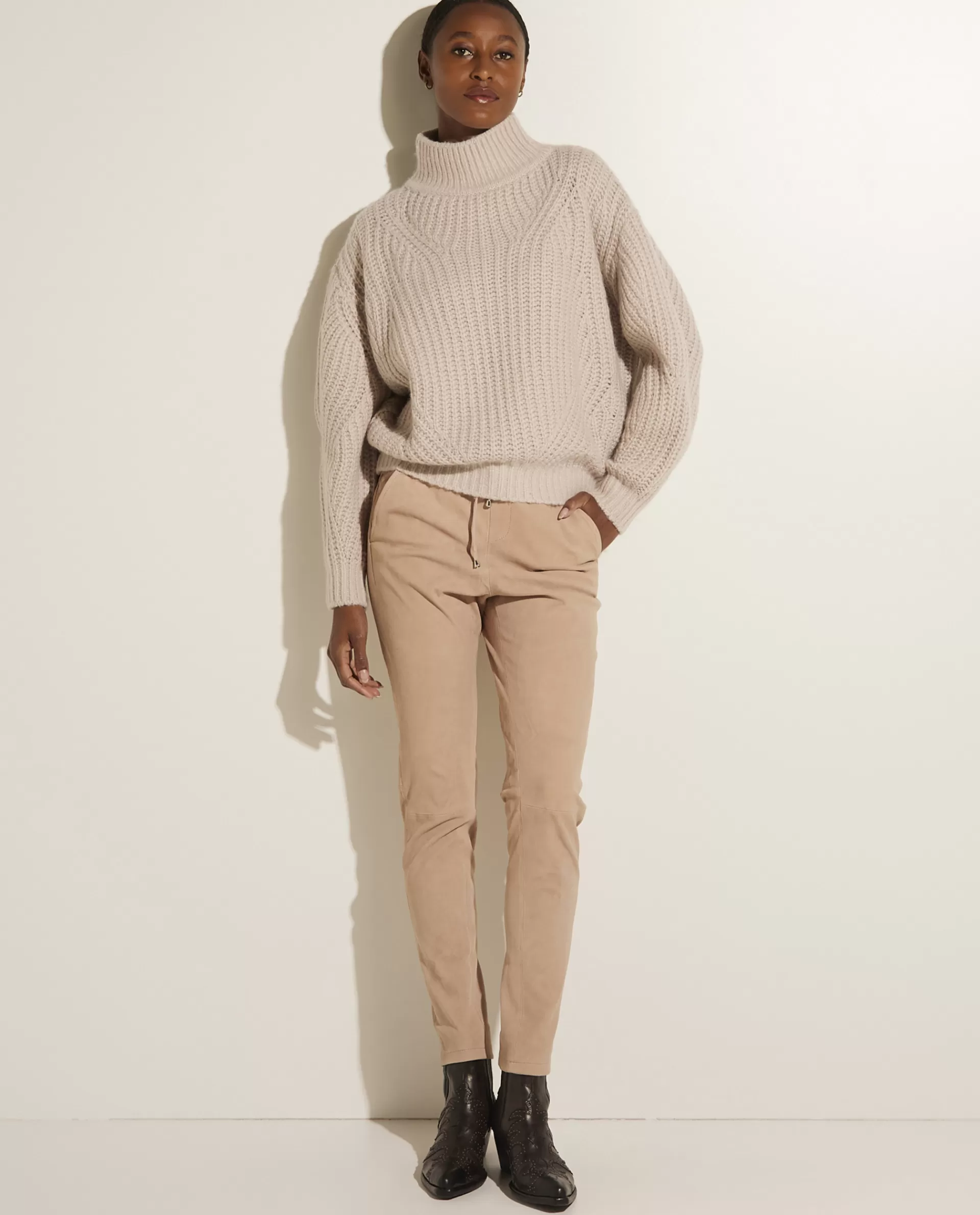 Cheap Suede Baggy Broek Vrouwen Broeken