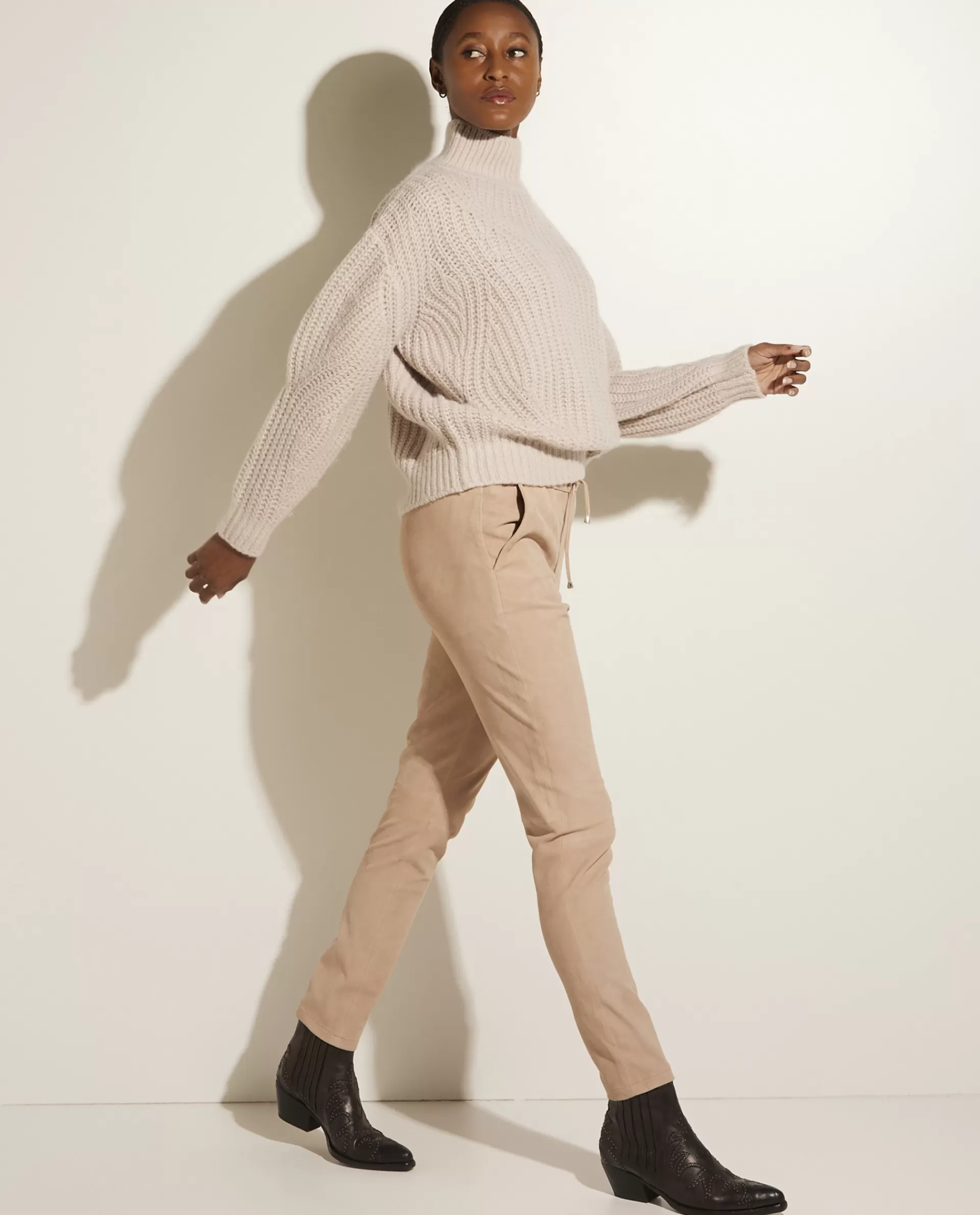 Cheap Suede Baggy Broek Vrouwen Broeken