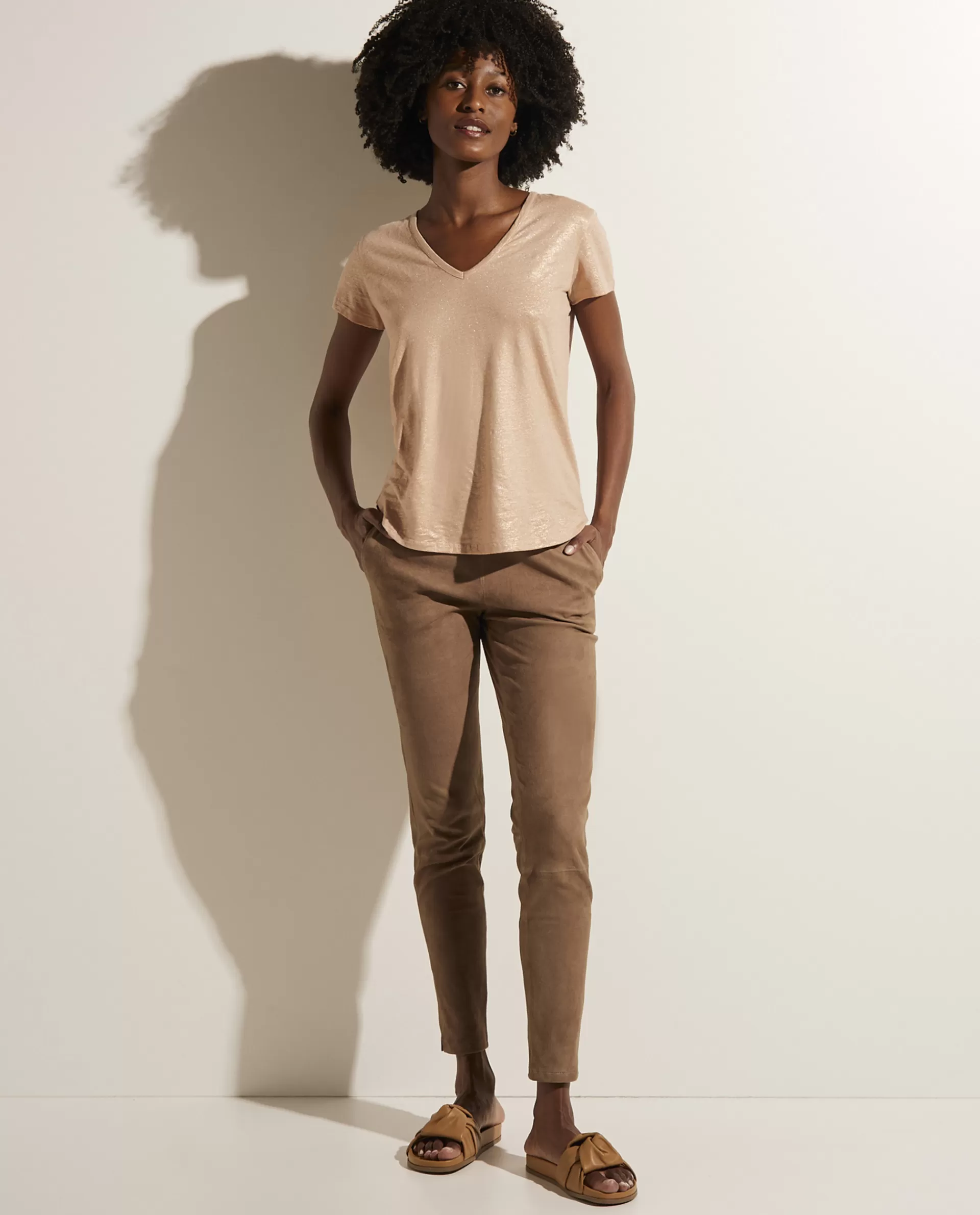 Cheap Suede Broek Vrouwen Broeken