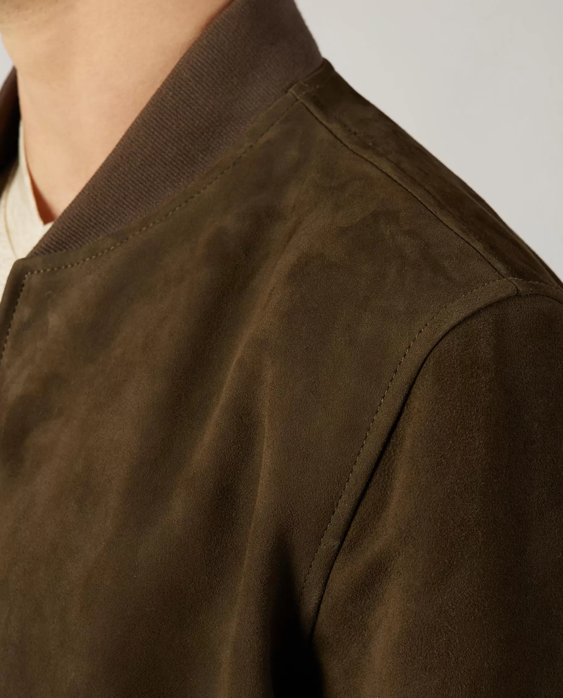 Hot Suede Jasje Mannen Jassen