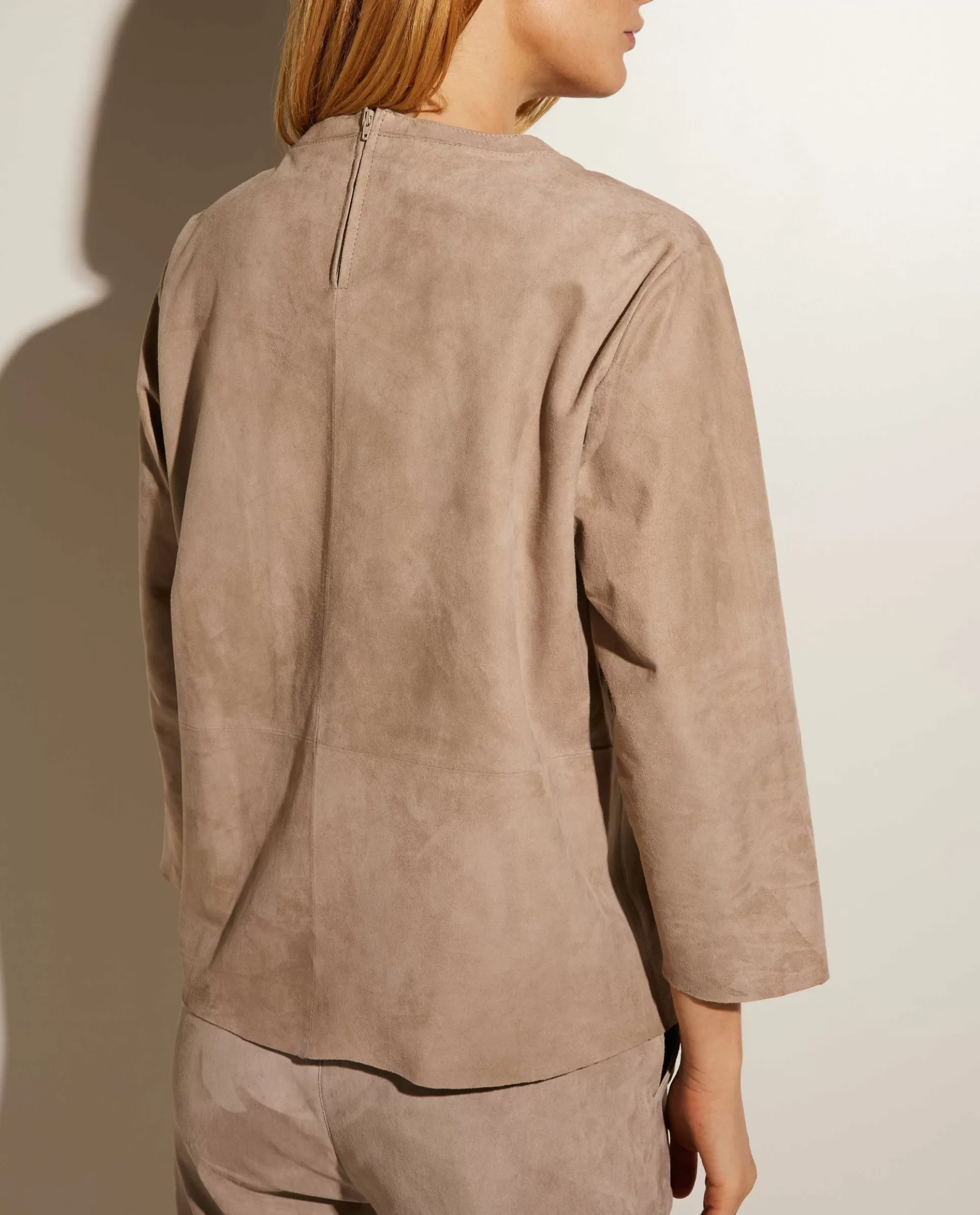 Hot Suede Top Vrouwen Tops