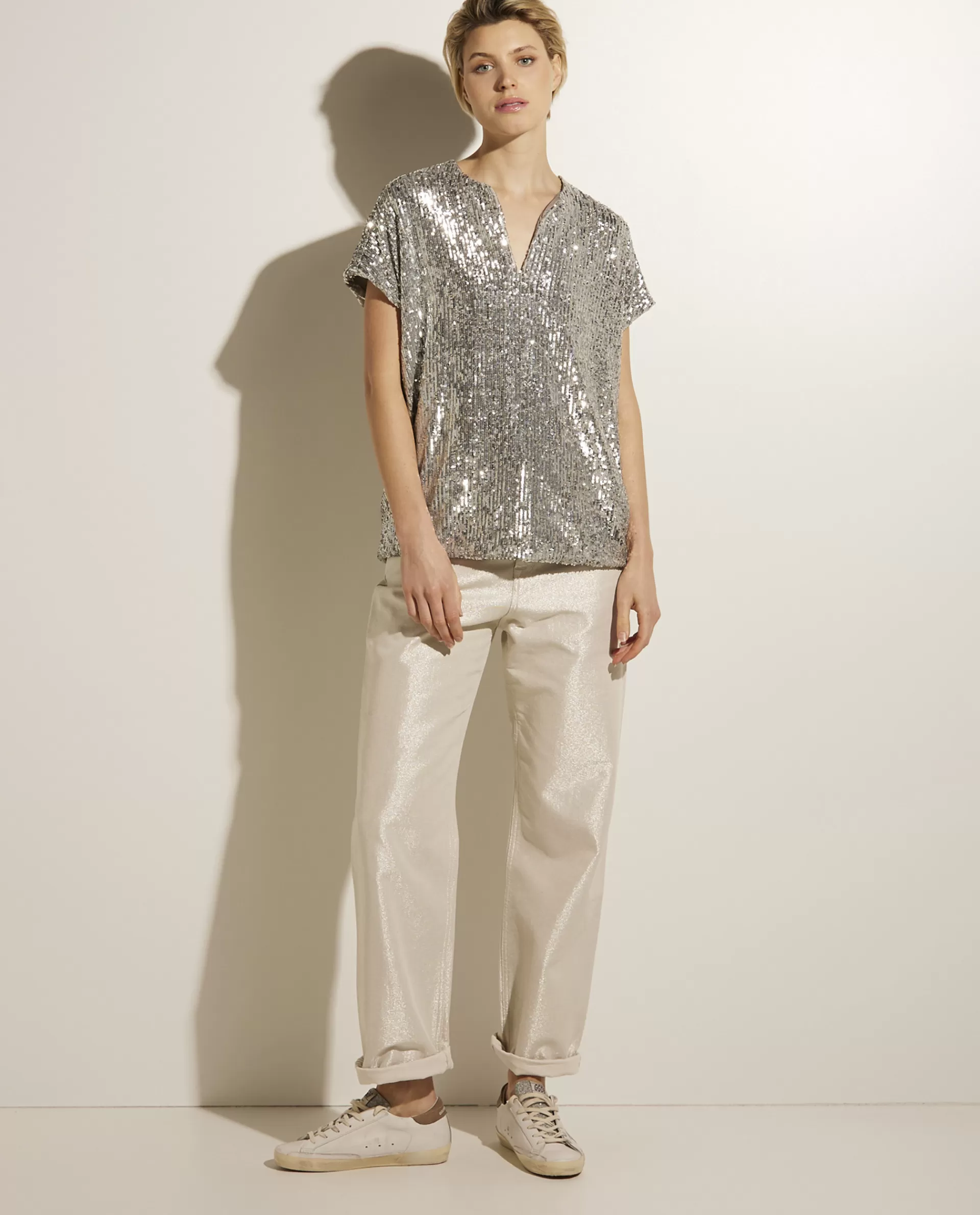 Store Top Met Pailletten Vrouwen Tops