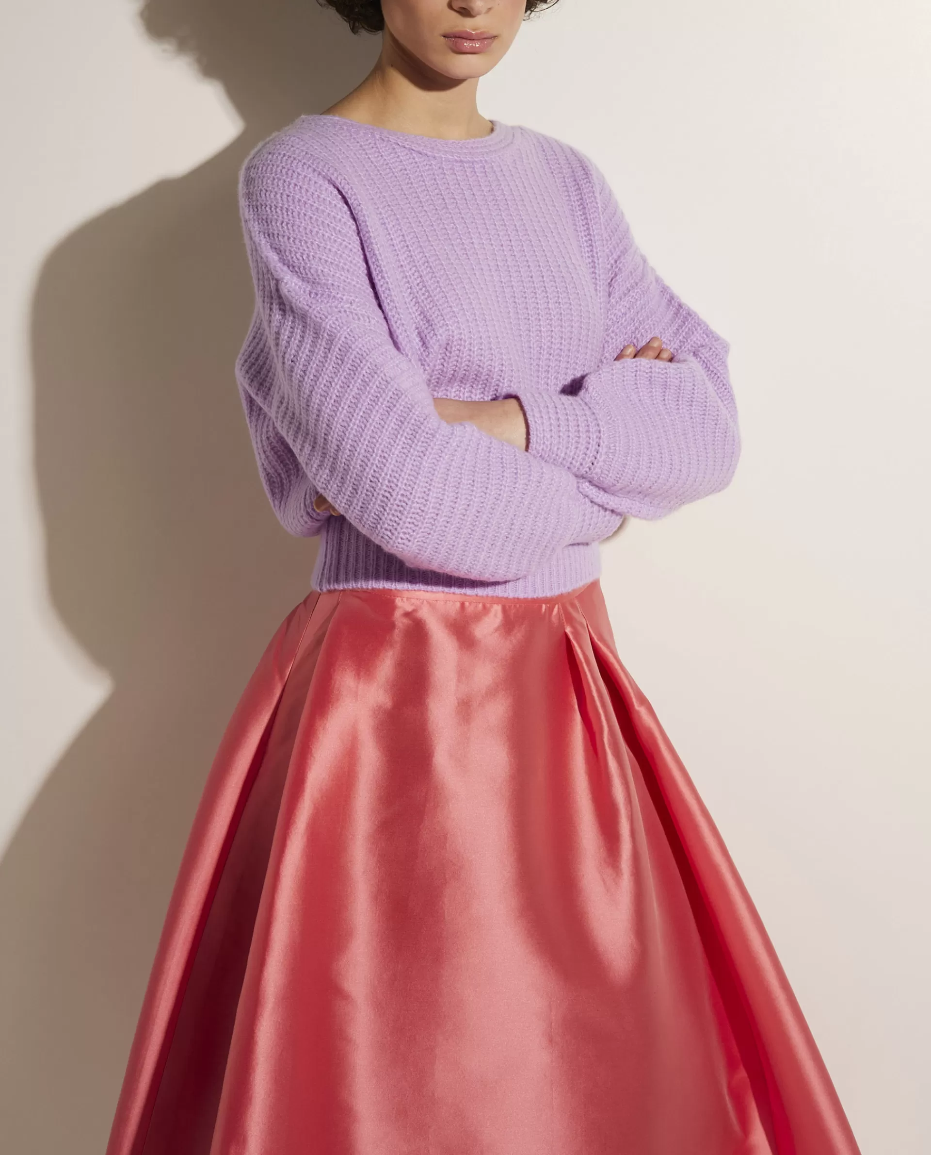 Online Wol-Zijde Mix Trui Vrouwen Sweaters