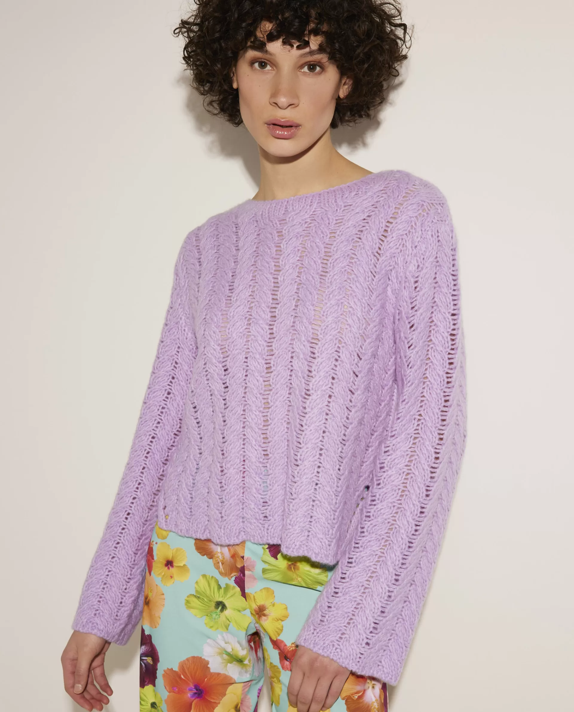 Hot Wol-Zijde Mix Trui Vrouwen Sweaters