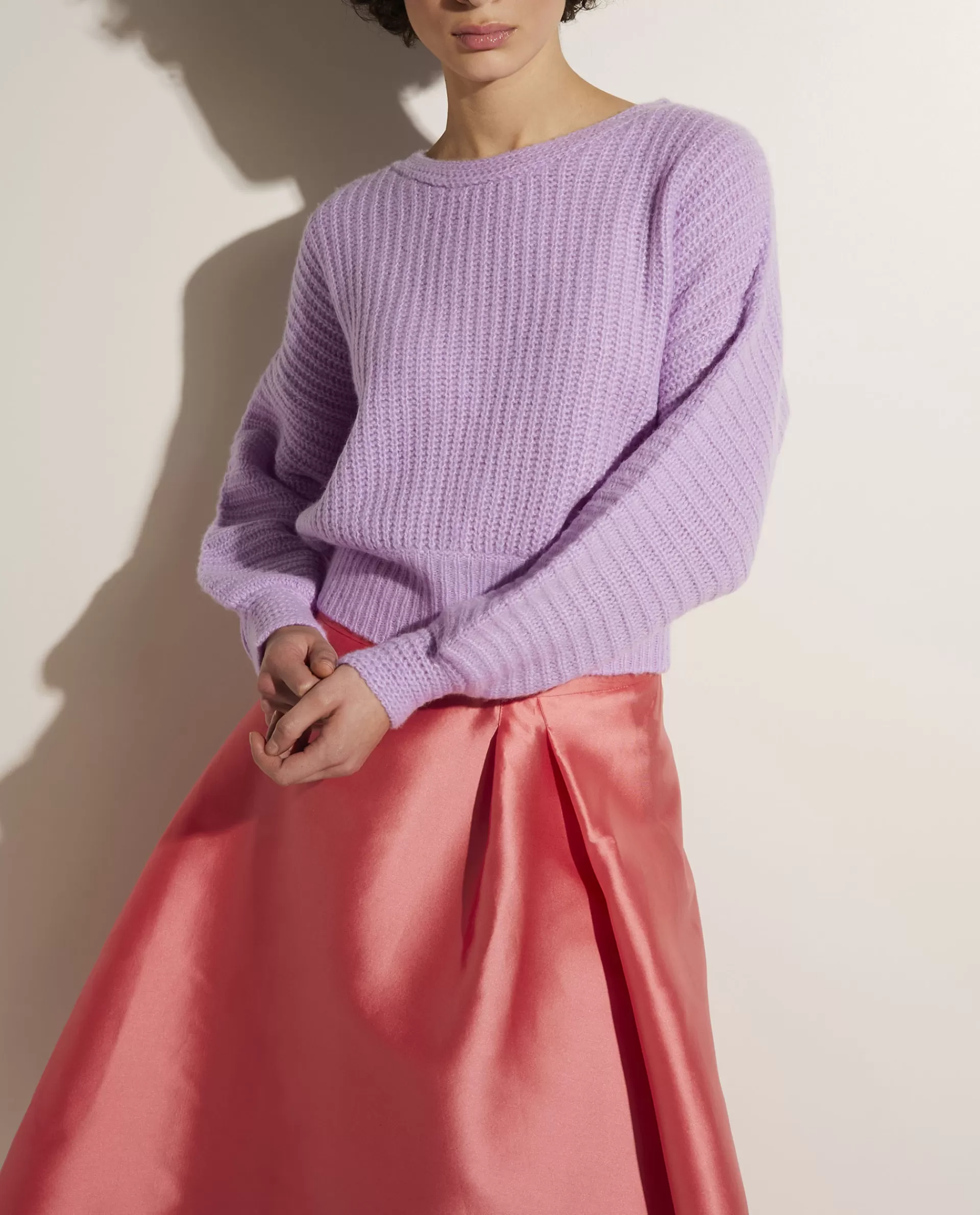 Online Wol-Zijde Mix Trui Vrouwen Sweaters